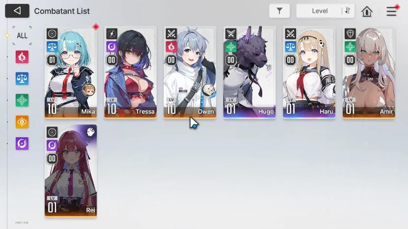 Chaos Zero Nightmare Accounts GLOBAL Lv07|Starter 2SSR (Hugo Haru) 5SR(MikaM2,Tr image 4