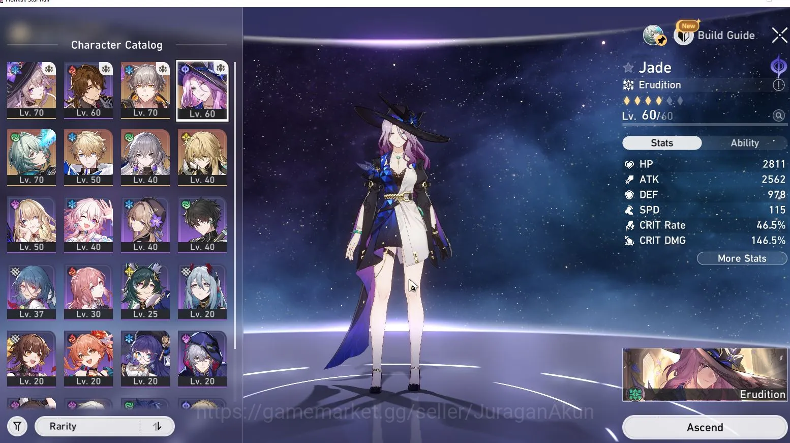 Honkai Star Rail Accounts Mid Game ASIA [TL53] 4 limited (Anaxa, Jade+Sign, The Herta,etc ) (Amphoreus) |Take Email | CHECK 10