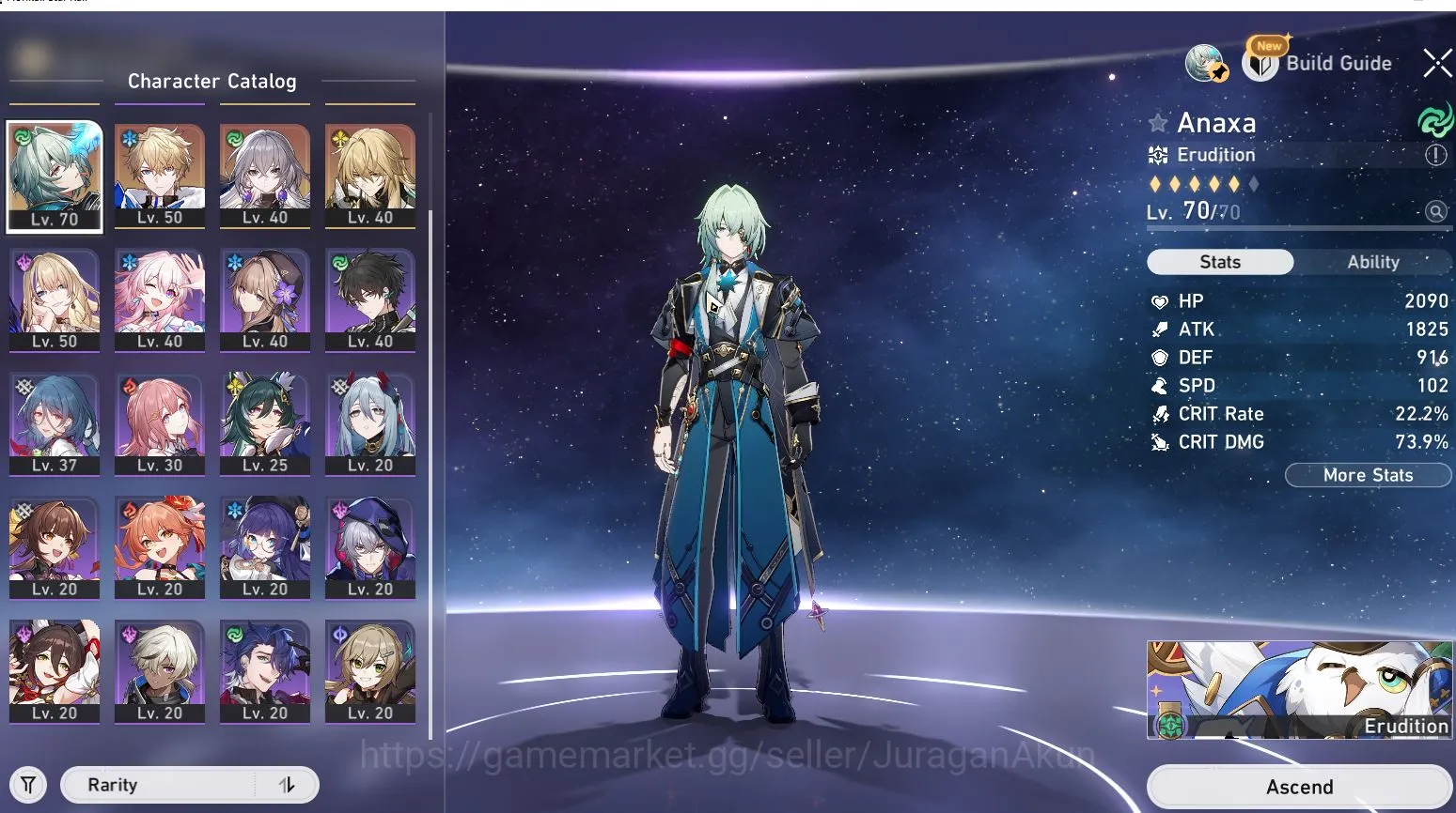 Honkai Star Rail Accounts Mid Game ASIA [TL53] 4 limited (Anaxa, Jade+Sign, The Herta,etc ) (Amphoreus) |Take Email | CHECK 6