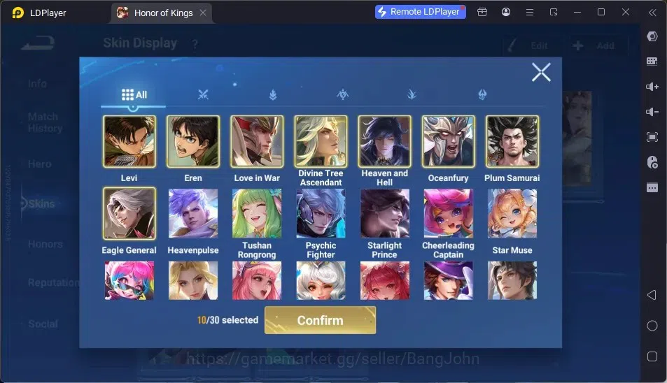 Honor of Kings Accounts Global | 113H 192S |Precious AOT(2), Limited Musas image 5