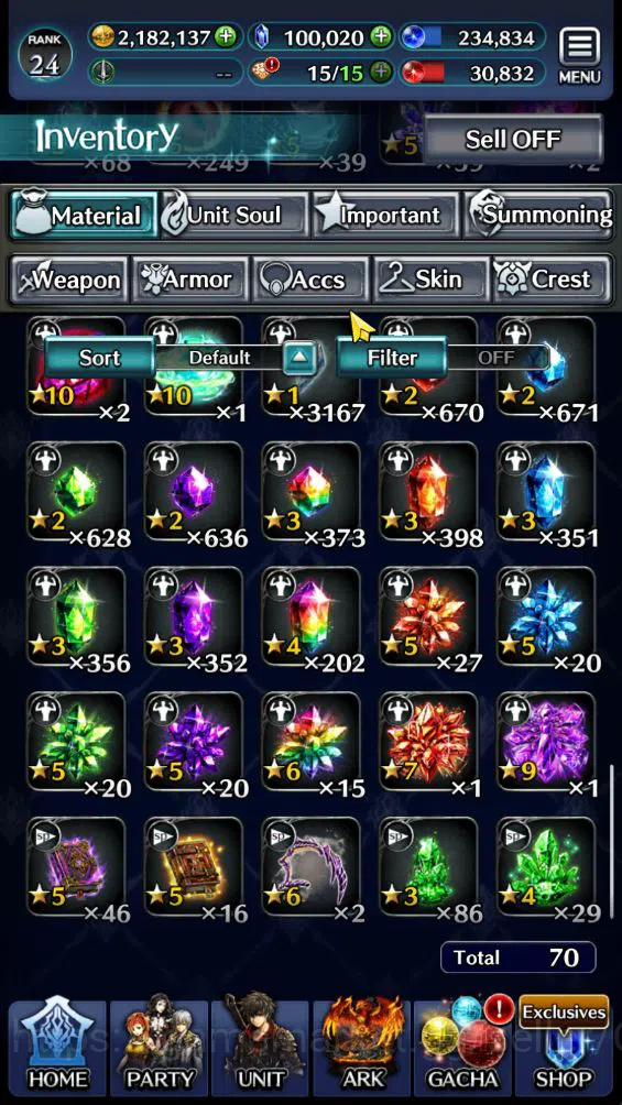 Last Cloudia Accounts GLOBAL|100k Cryst|Collab Slime (Benimaru+Ark,Diabl image 11