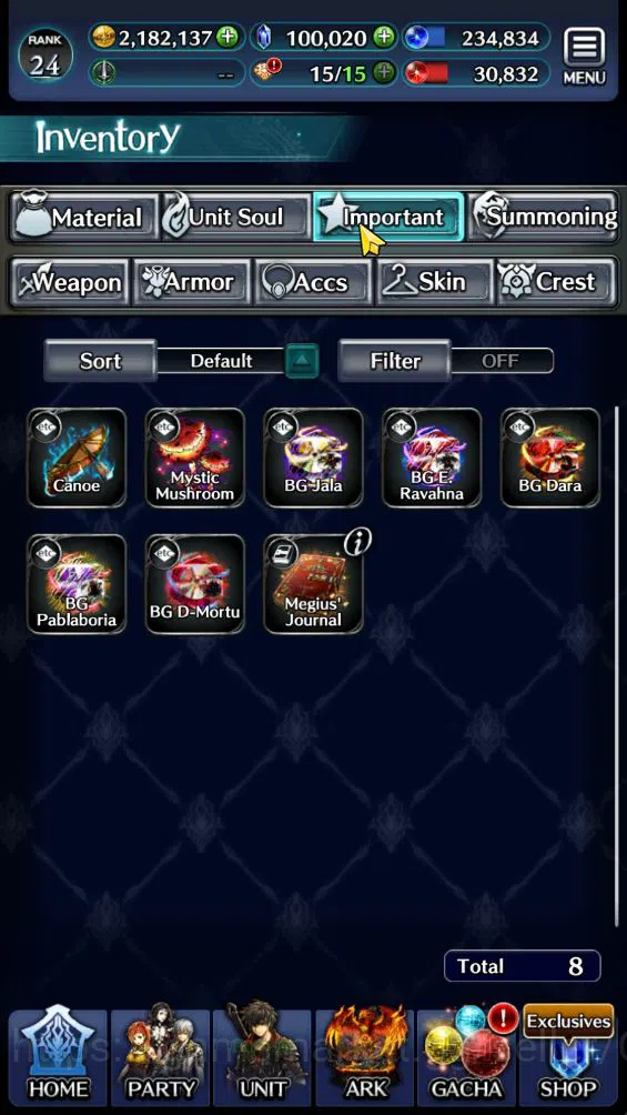 Last Cloudia Accounts GLOBAL|100k Cryst|Collab Slime (Benimaru+Ark,Diabl image 13