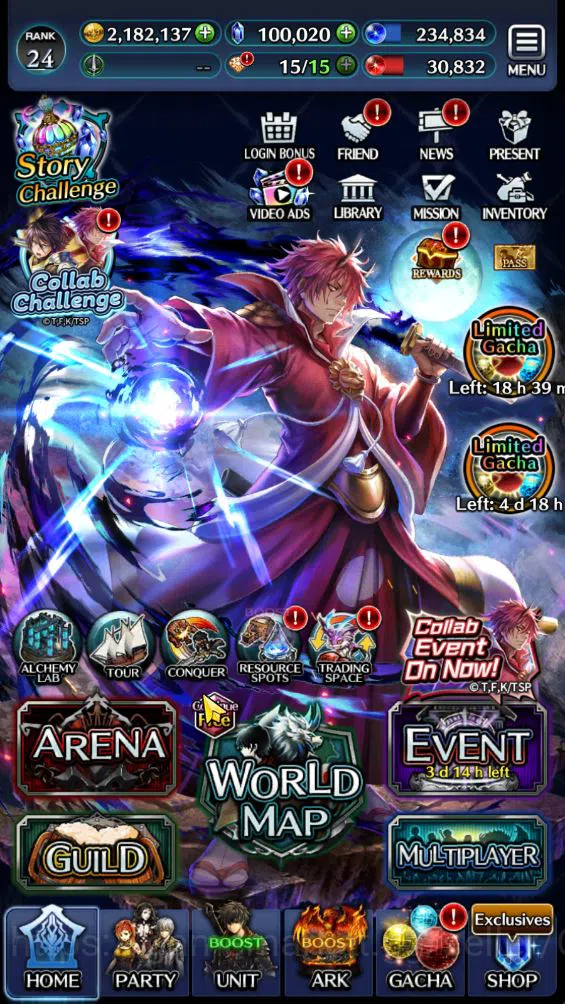 Last Cloudia Accounts GLOBAL|100k Cryst|Collab Slime (Benimaru+Ark,Diabl image 7