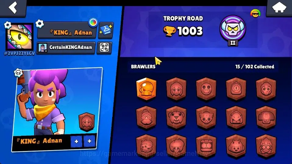 Brawl Stars Accounts 1003 Trophy|15 Brawlers 2 Max Lvl [Poco,Shelly]|11 image 12