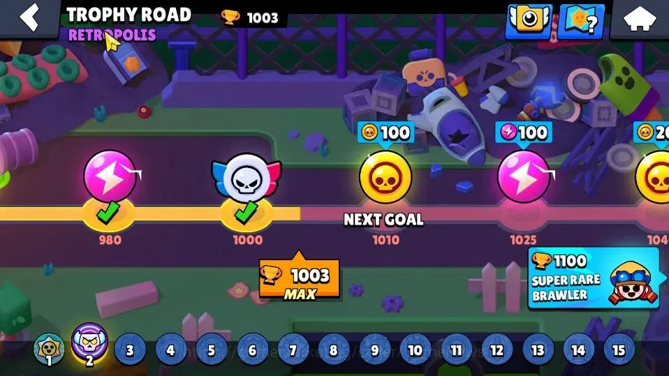 Brawl Stars Accounts 1003 Trophy|15 Brawlers 2 Max Lvl [Poco,Shelly]|11 image 13
