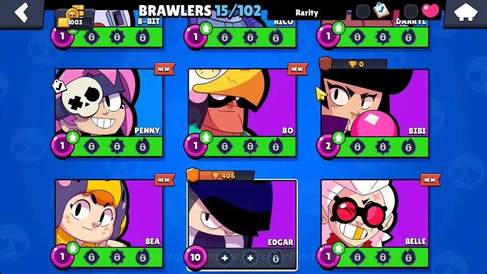 Brawl Stars Accounts 1003 Trophy|15 Brawlers 2 Max Lvl [Poco,Shelly]|11 image 6