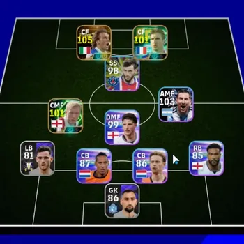 eFootball Accounts Legends & Iconic Players Android|Power 2820|Big Time Alessandro Del Piero|2 Epic Eric Cantona,Paul