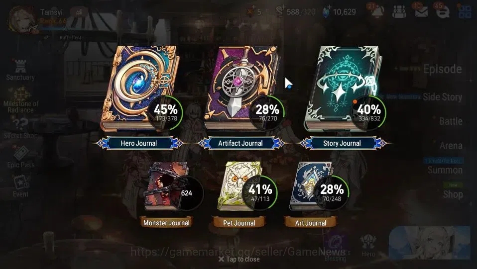 Epic Seven Accounts ASIA Unverif|New Era|16 ML(LOTScales,BArunka,RoLig image 3