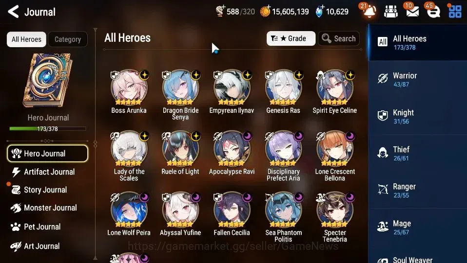 Epic Seven Accounts ASIA Unverif|New Era|16 ML(LOTScales,BArunka,RoLig image 4