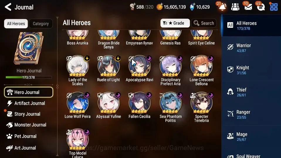 Epic Seven Accounts ASIA Unverif|New Era|16 ML(LOTScales,BArunka,RoLig image 5