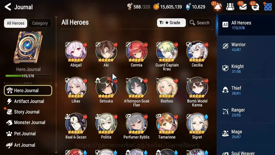 Epic Seven Accounts ASIA Unverif|New Era|16 ML(LOTScales,BArunka,RoLig image 6