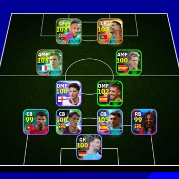 eFootball Accounts Mid-Tier RONALDO BIG TIME || OVR 3148 || READY FOR DIVISION