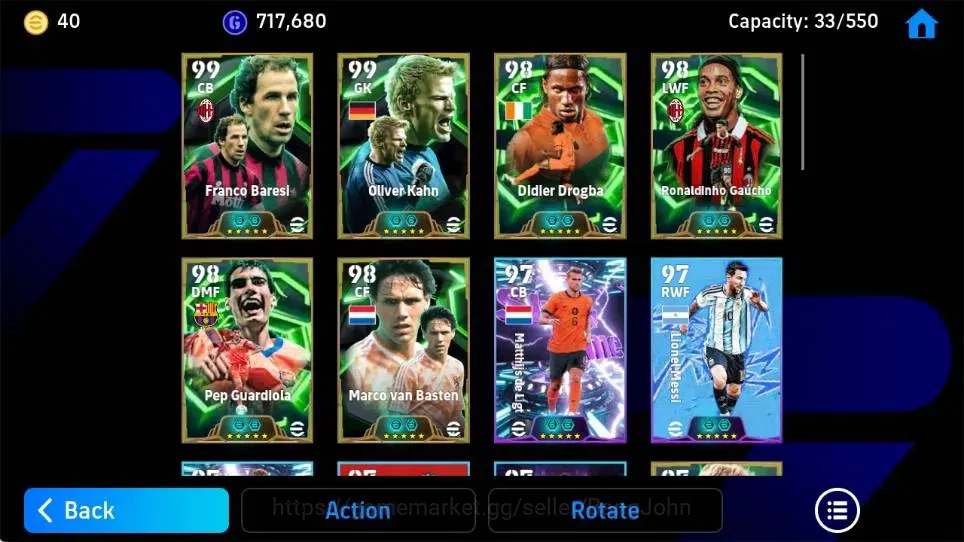 eFootball Accounts Mobile|PW 3203|Bigtime Carlos,Lampard|Epic Ronaldi image 3