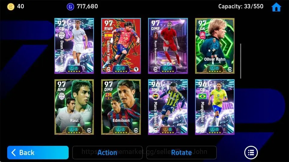 eFootball Accounts Mobile|PW 3203|Bigtime Carlos,Lampard|Epic Ronaldi image 4