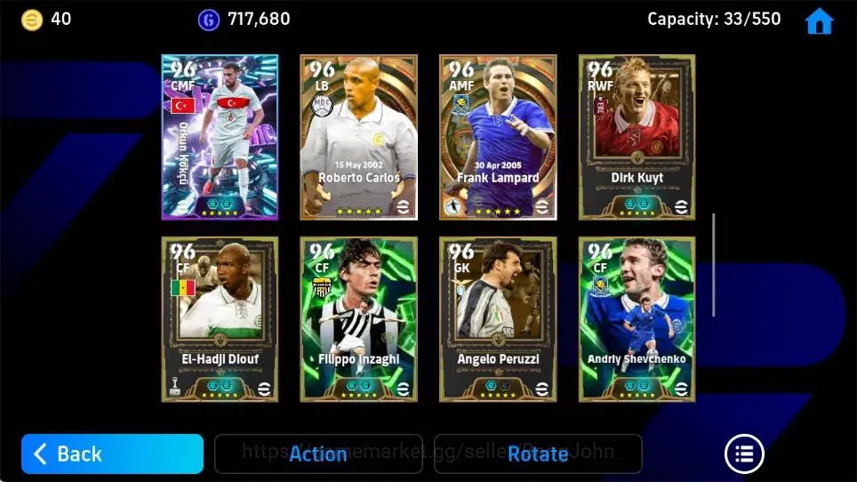 eFootball Accounts Mobile|PW 3203|Bigtime Carlos,Lampard|Epic Ronaldi image 5