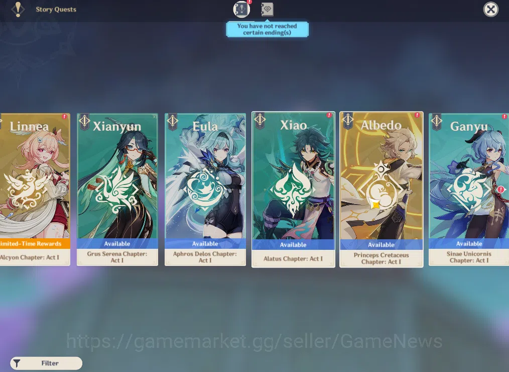Genshin Impact Accounts ASIA|AR55|6 Limited+1(*5Weapon)|Furina,Clorinde,Ra image 11
