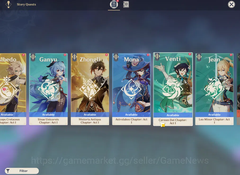 Genshin Impact Accounts ASIA|AR55|6 Limited+1(*5Weapon)|Furina,Clorinde,Ra image 12