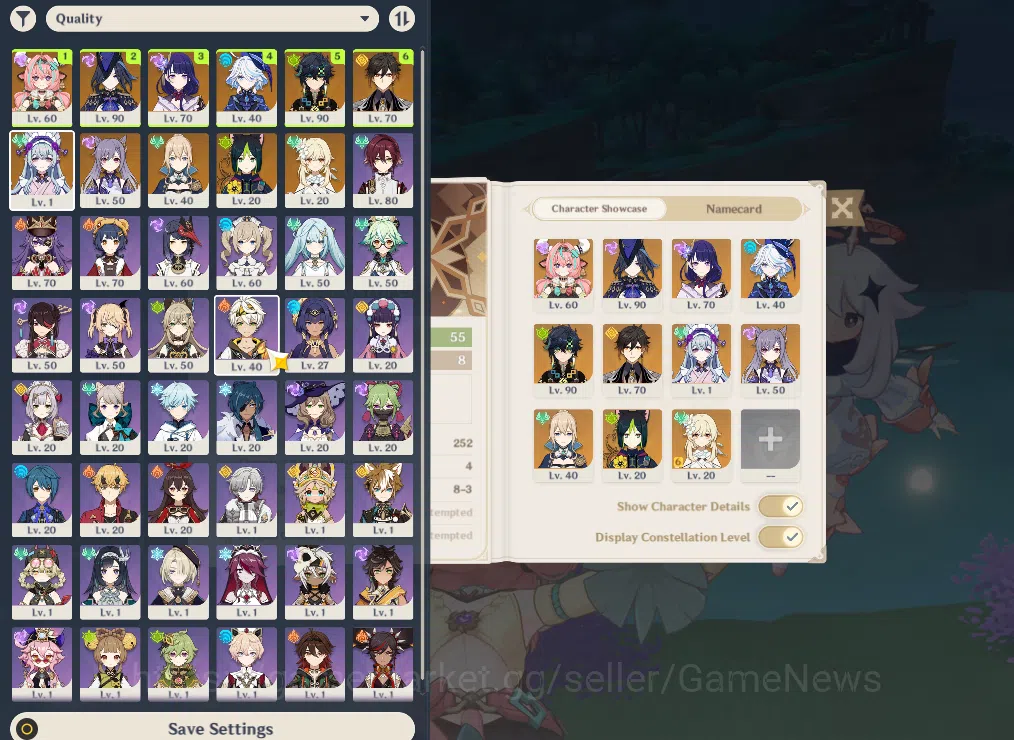 Genshin Impact Accounts ASIA|AR55|6 Limited+1(*5Weapon)|Furina,Clorinde,Ra image 2