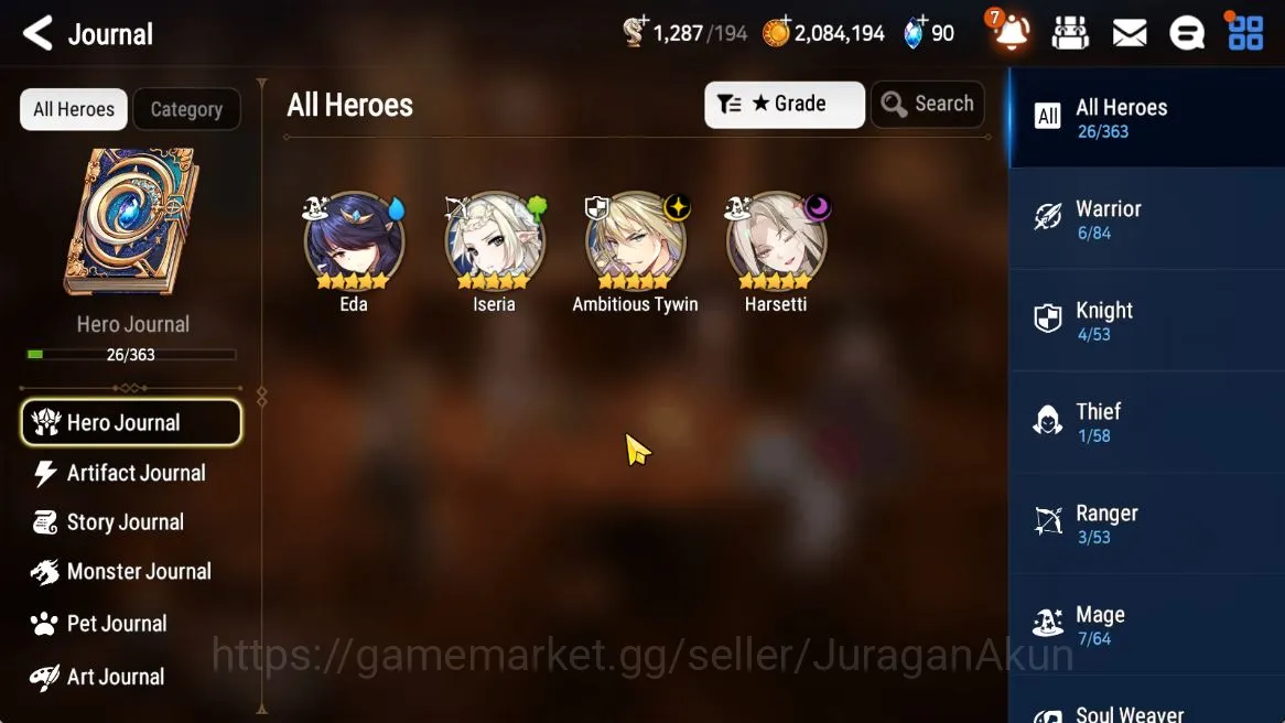 Epic Seven Accounts Global Unverif|Fresh Starter|Low Progress|2 ML(Har image 3