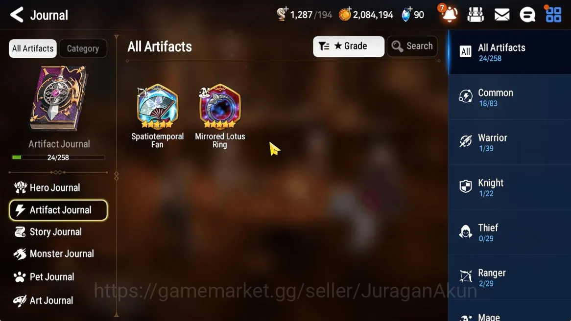 Epic Seven Accounts Global Unverif|Fresh Starter|Low Progress|2 ML(Har image 4