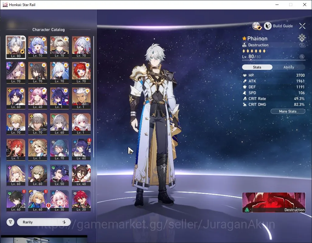 Honkai Star Rail Accounts ASIA|TL68|10 Limited[The Herta+Sign,Phainon,Firely image 2