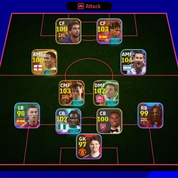 eFootball Accounts High-End Mobile |PW 3120|BIGT Bellingham Pedri,Epic Scholes VanBommel,Shwt Yamal Messi Bassey