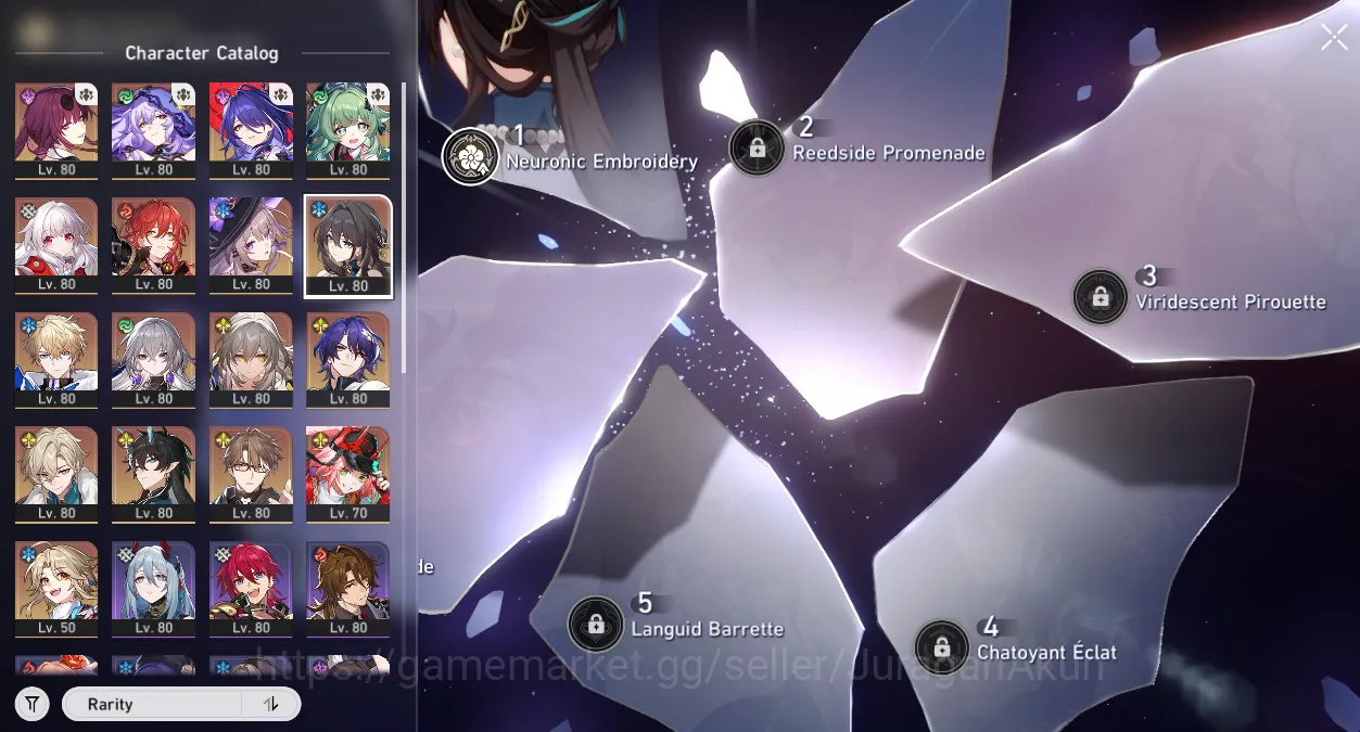Honkai Star Rail Accounts Mid Game ASIA [TL70] 10 Limited + 5 Sign( AcheEOS1,HuoHuoE0S1,RME1S1,KafkaE0S1,AvenE0S1 &ETC)|Take 7