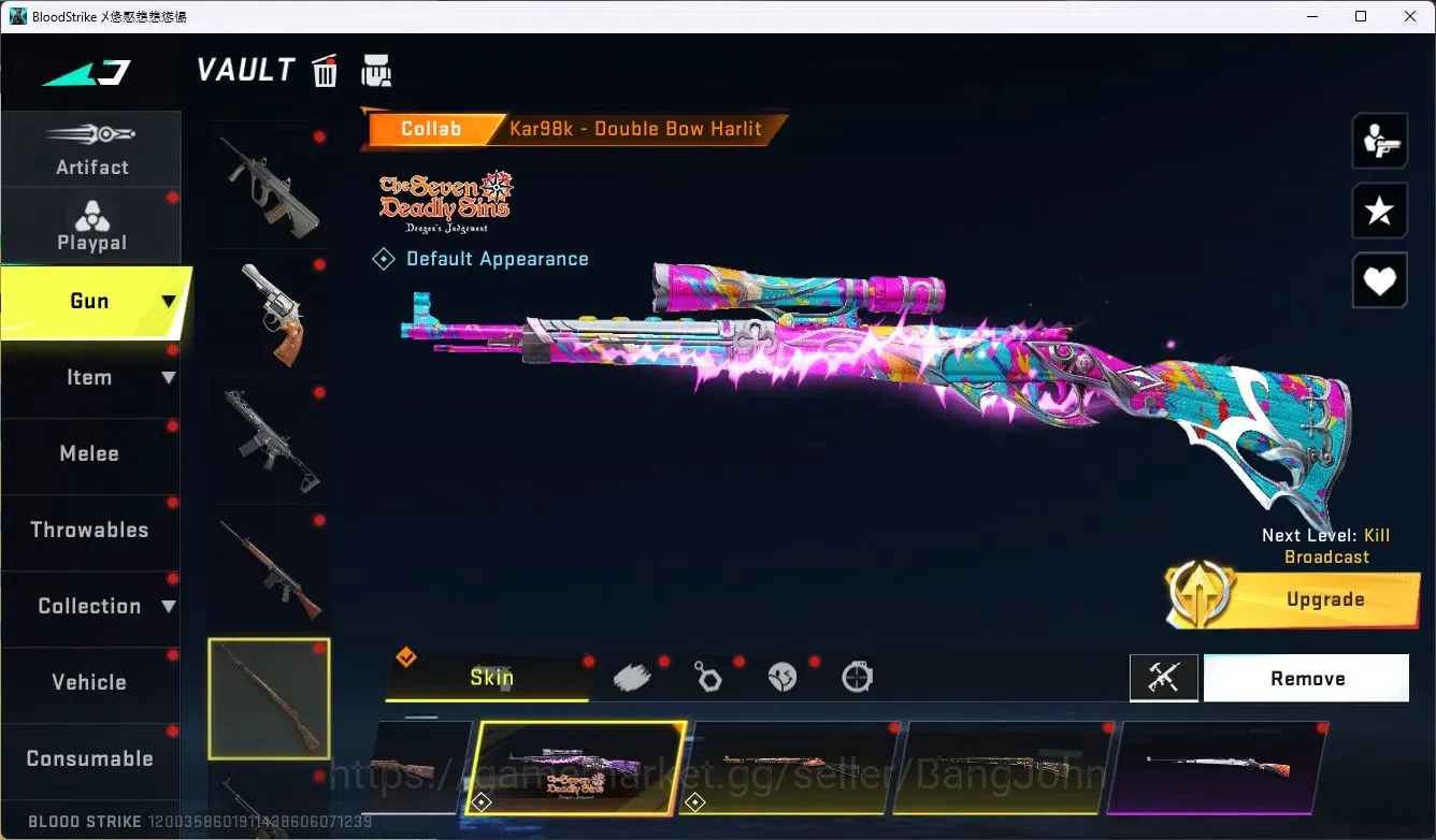 Blood Strike Accounts ASIA | 1 EVO: FAL |2 Collab 7DS&TR|2 Eternal Gun|1 image 11