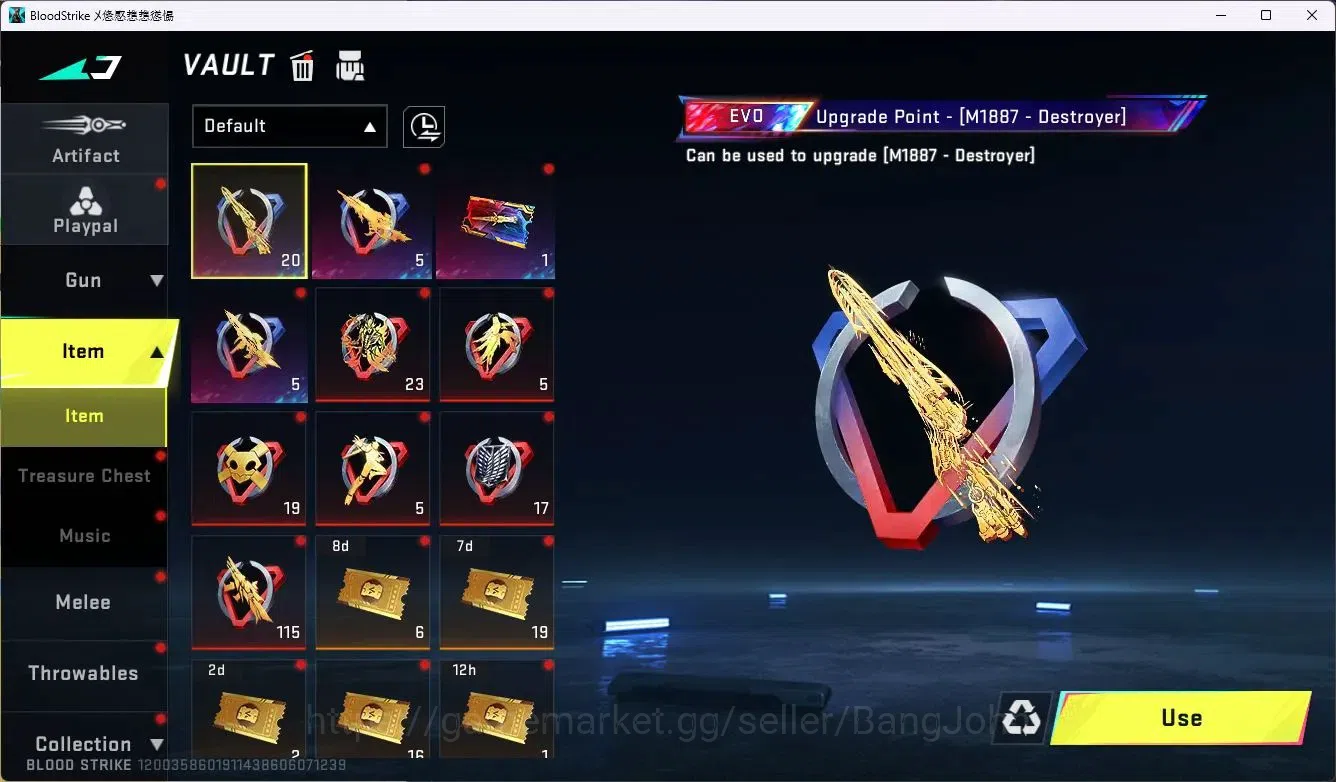 Blood Strike Accounts ASIA | 1 EVO: FAL |2 Collab 7DS&TR|2 Eternal Gun|1 image 16