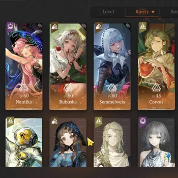 Reverse: 1999 Accounts Midgame Global|Lv 42|Team Bloodtithe|11 SSR 2 Limited|Rhiannon P5 & Nautika P5