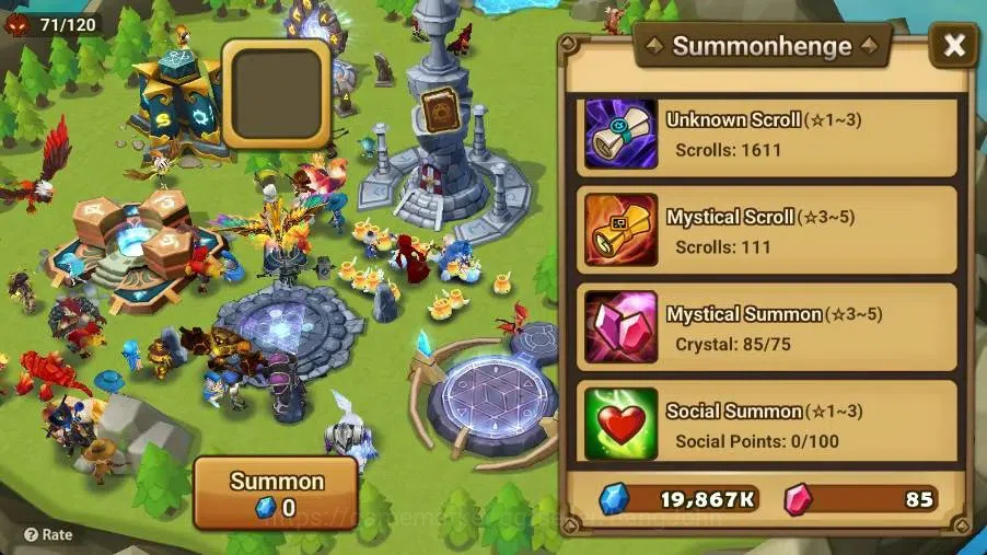 Summoners War: Sky Arena Accounts Starter GLOBAL | NB 5 TESHAR,Starter Gacha 115 12Y+160 11Y Scrool, 3 Legendary All 5