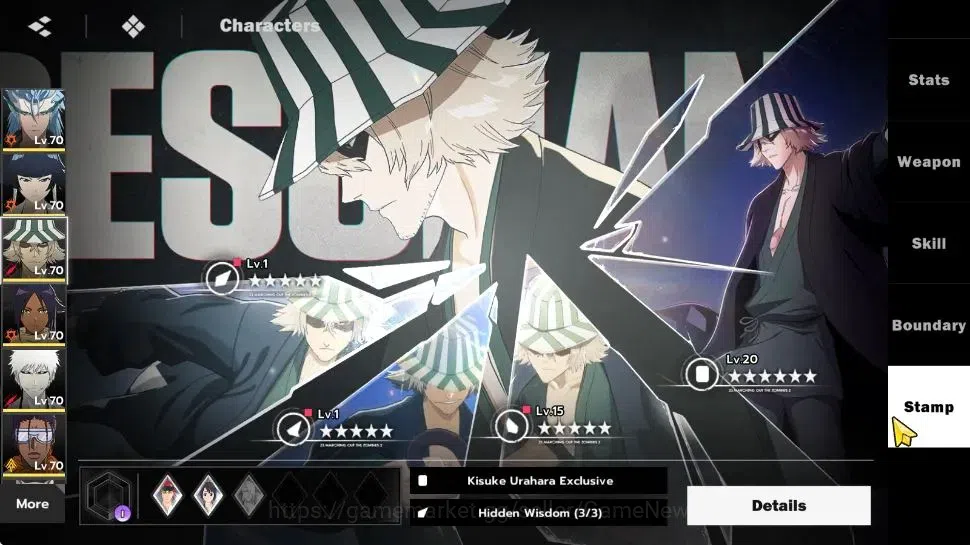 BLEACH: Soul Resonance Accounts NuverseSEA|LV 57|9 SSR [GrimjowB1,SoiFonB1,Urahara image 14