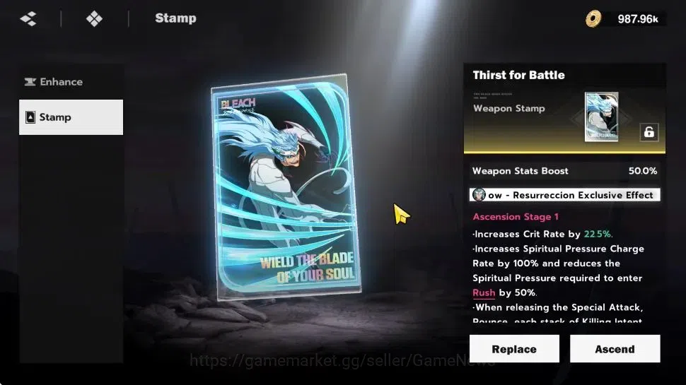 BLEACH: Soul Resonance Accounts NuverseSEA|LV 57|9 SSR [GrimjowB1,SoiFonB1,Urahara image 4
