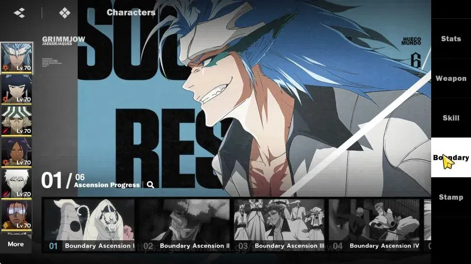 BLEACH: Soul Resonance Accounts NuverseSEA|LV 57|9 SSR [GrimjowB1,SoiFonB1,Urahara image 5