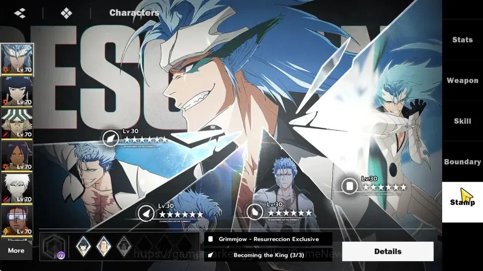 BLEACH: Soul Resonance Accounts NuverseSEA|LV 57|9 SSR [GrimjowB1,SoiFonB1,Urahara image 6