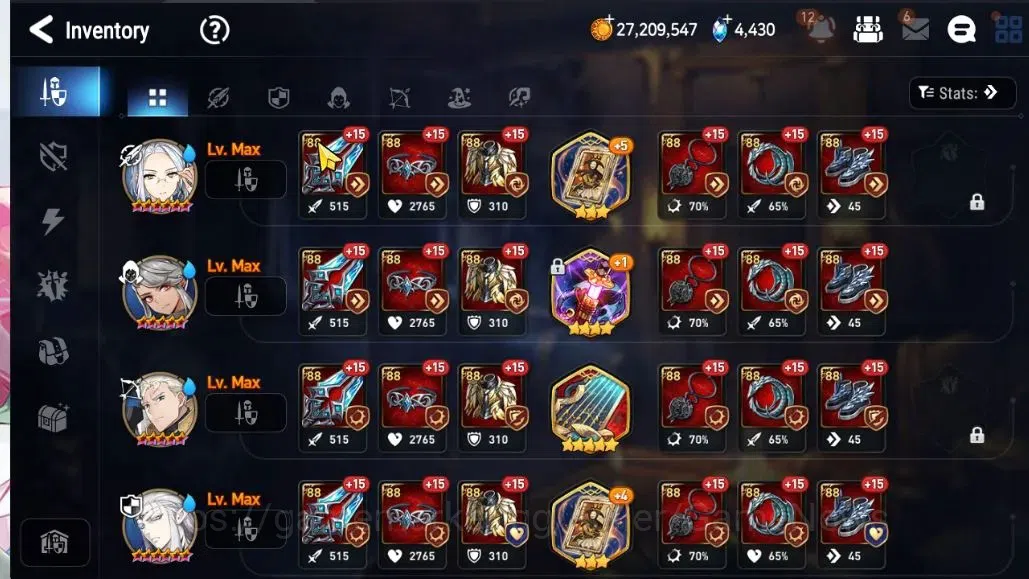Epic Seven Accounts Limited Hero GLOBAL Unverif|New Era|5 ML(Salome,Harsetti,SP Politis,LR Krau)+Setsuka,Landy,Brieg|PoH 9