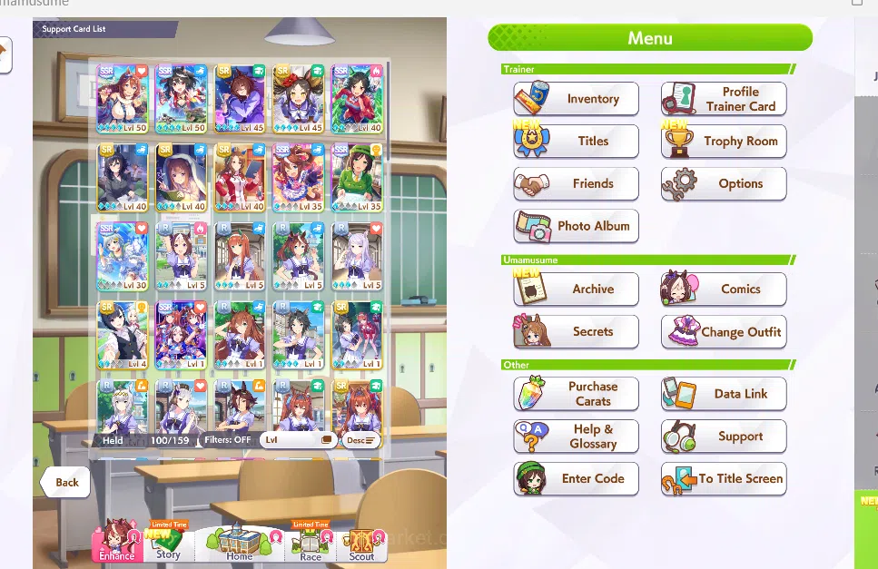 Umamusume: Pretty Derby Accounts Global |MLB Kitasan + MLB SuperCreek + etc | 22k C image 3