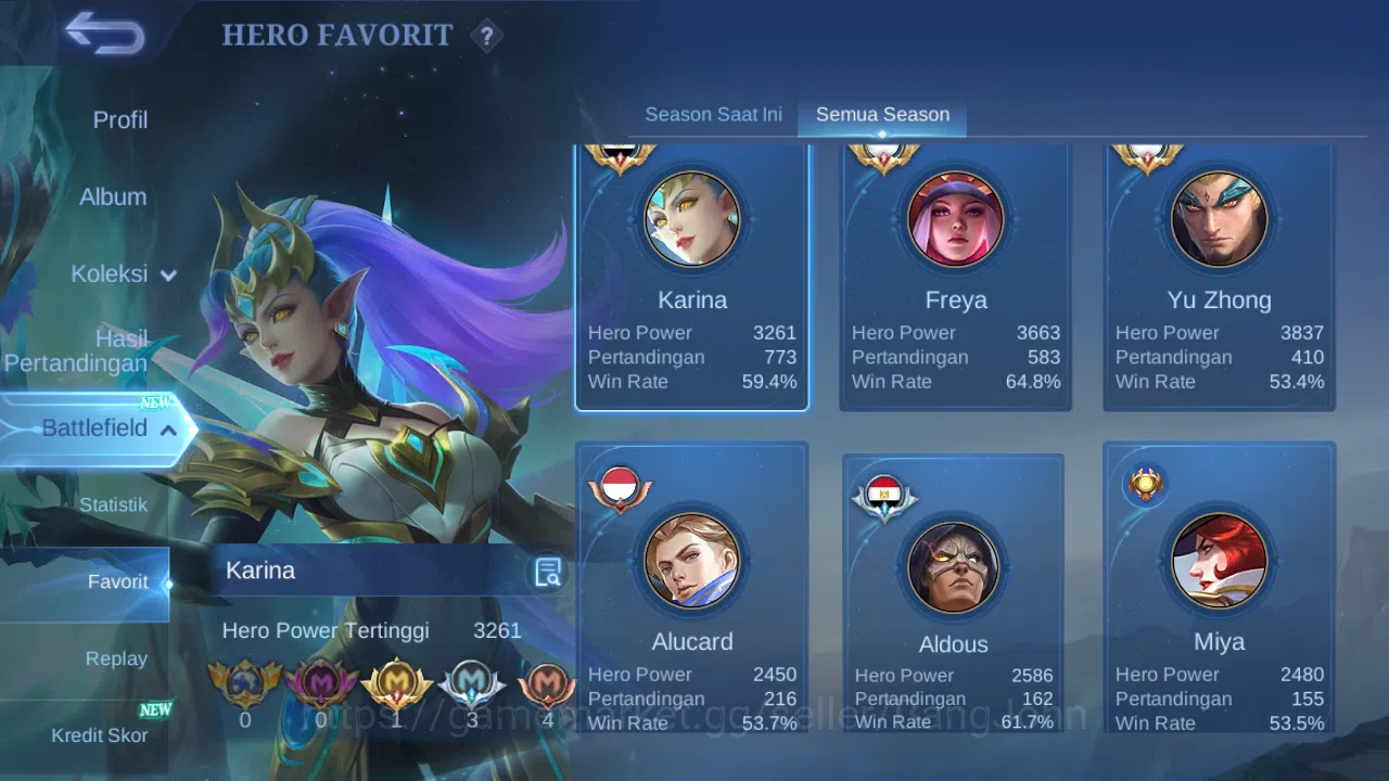 Mobile Legends: Bang Bang Accounts Hero 127 Skin 248 | Prime Granger | Luckybox Lesle image 15