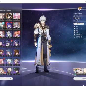 Honkai Star Rail Mid Game Asia|TL 53|Golden Companion|7 Limited|Phainon,Cyre image 1