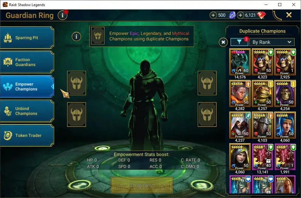 Raid: Shadow Legends Accounts Lv50 890K Power|1 Mythic(Galleus)|29 Legend(Ninja, image 11