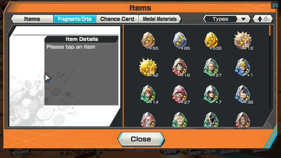 One Piece Bounty Rush Accounts Global| 5 META EX|King Pirates Gol D Roger,Sword K image 11