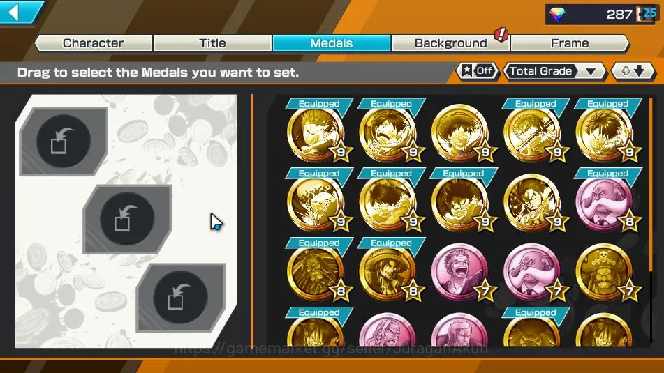 One Piece Bounty Rush Accounts Global| 5 META EX|King Pirates Gol D Roger,Sword K image 3