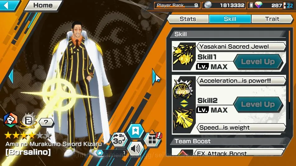 One Piece Bounty Rush Accounts Global| 5 META EX|King Pirates Gol D Roger,Sword K image 6