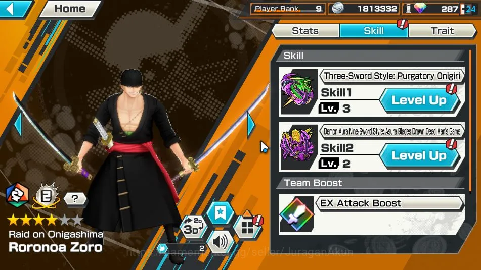 One Piece Bounty Rush Accounts Global| 5 META EX|King Pirates Gol D Roger,Sword K image 7
