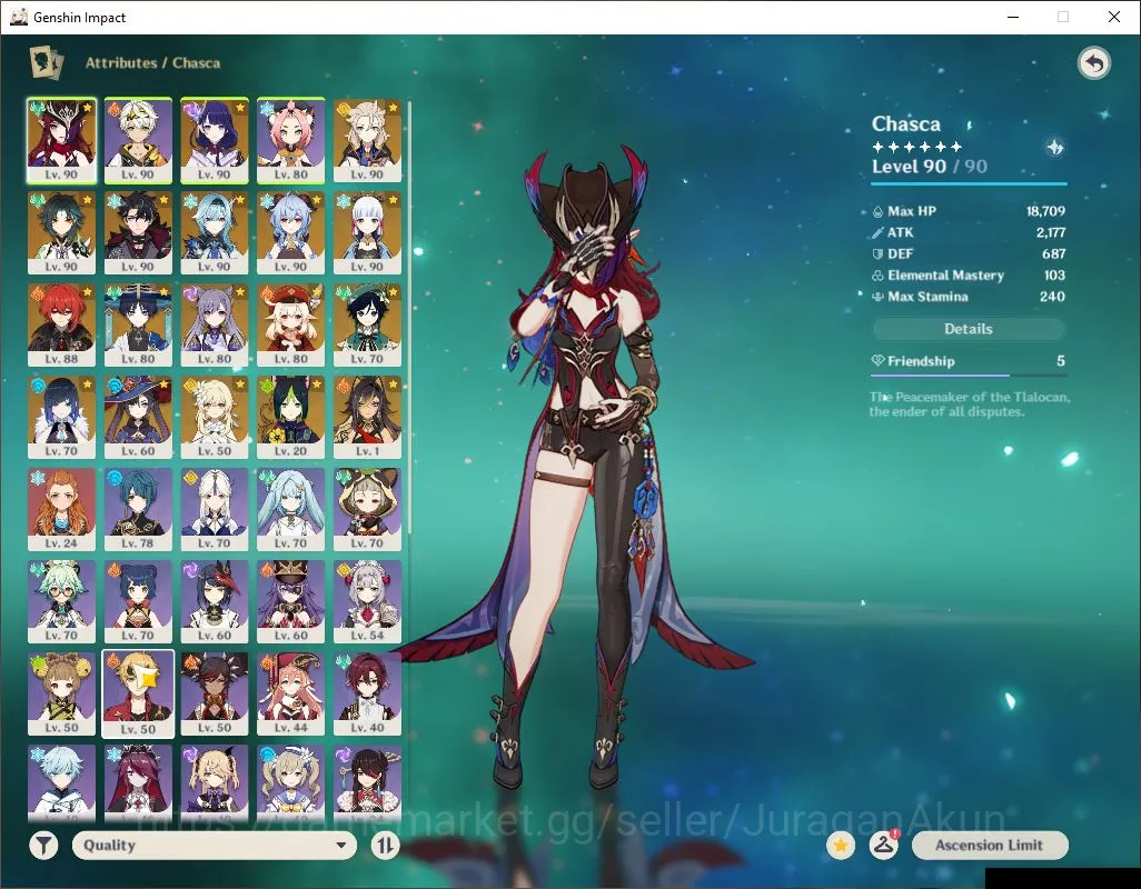 Genshin Impact Accounts Mid Game ASIA|AR 58|12 Limited + 6 [5 3