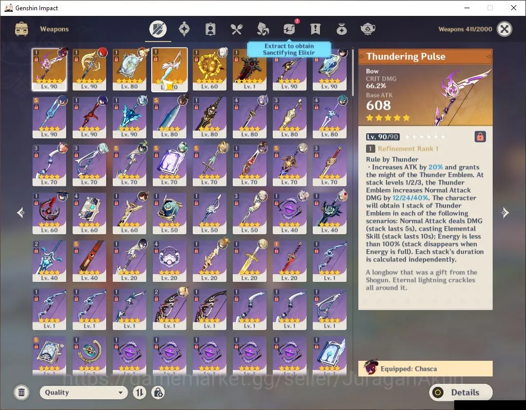 Genshin Impact Accounts Mid Game ASIA|AR 58|12 Limited + 6 [5 5