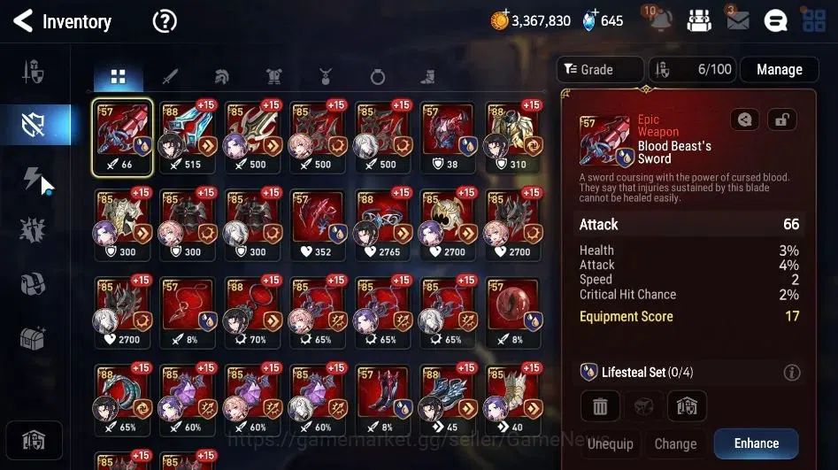 Epic Seven Accounts GLOBAL|UnVerif|2 ML(Rhianna&Luciella,Straze)+Teneb image 17