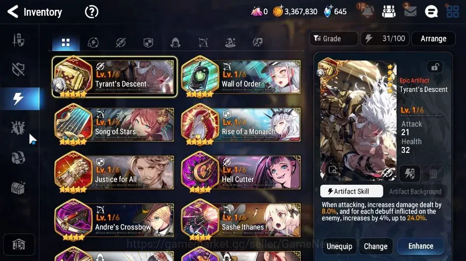Epic Seven Accounts GLOBAL|UnVerif|2 ML(Rhianna&Luciella,Straze)+Teneb image 18