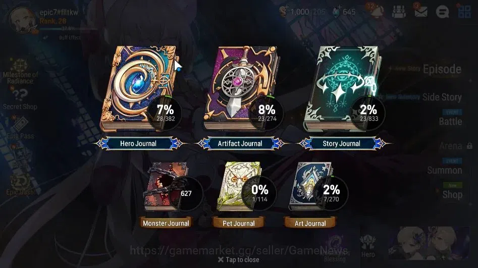 Epic Seven Accounts GLOBAL|UnVerif|2 ML(Rhianna&Luciella,Straze)+Teneb image 3