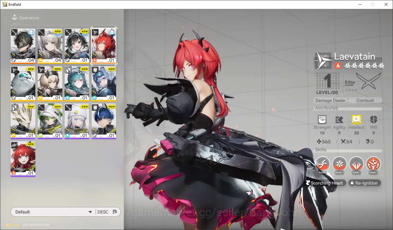 Arknights: Endfield Accounts Starter Lv2 | NA/EU | Only Limited Laevantain, 3 image 2